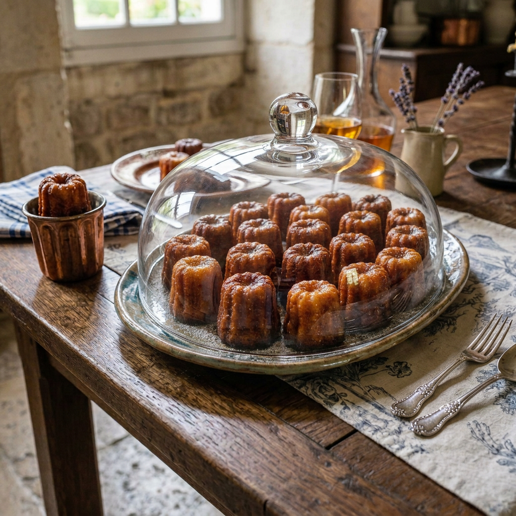 Ajouter cloche en verre sur cannelés